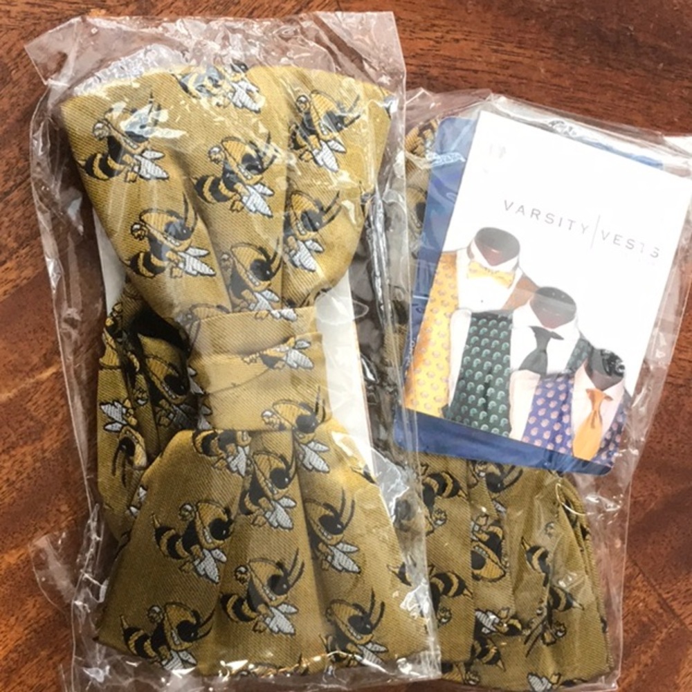 COPY - Georgia tech gold bowtie new